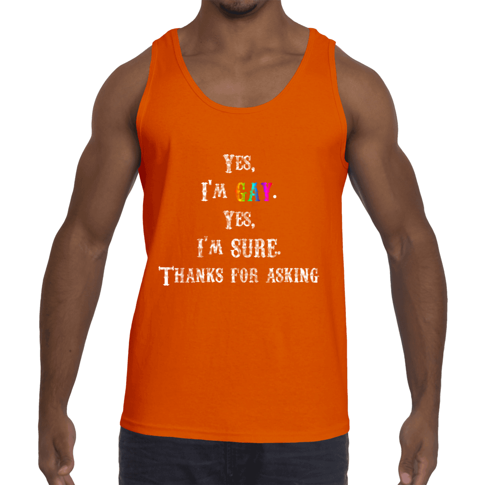 Gay Dark Text Unisex Tank Conversation Enders